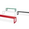 Banc tout acier EVO ACER sans dossier – vue 4