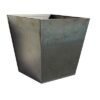 Jardinière conique en acier Corten – vue 2