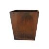 Jardinière conique en acier Corten – vue 3