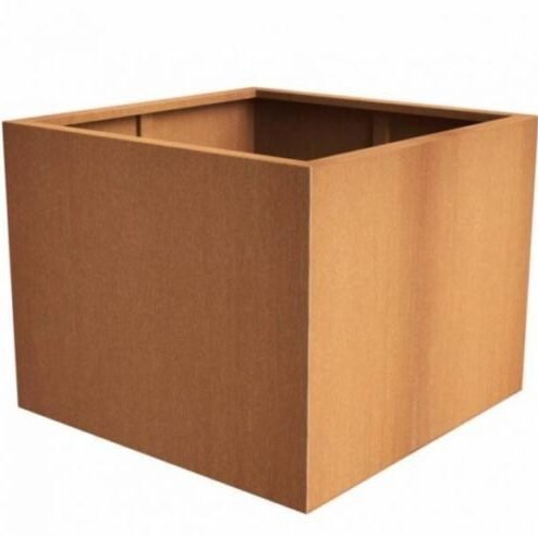 Jardinière en acier Corten sur mesure