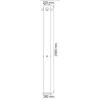 Douche de plage Valencia avec robinet lave-pieds – vue 2