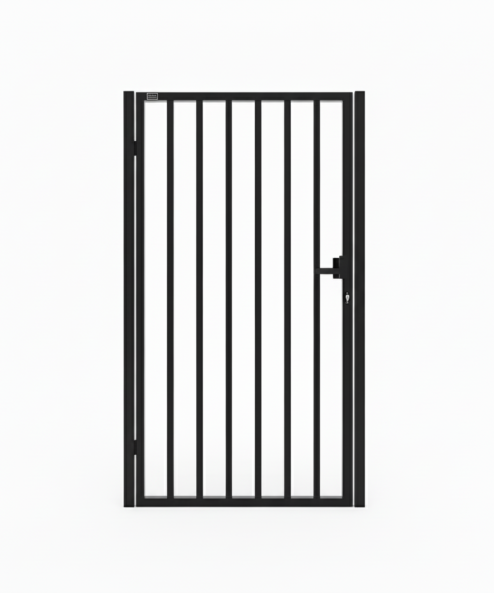Portillon en acier Eco sur mesure, idéal pour bâtiments industriels