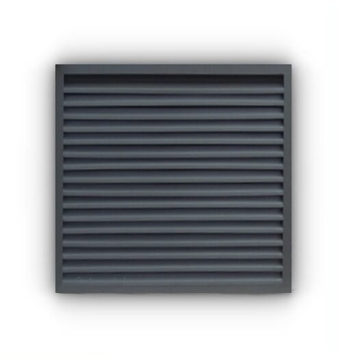 Grille de ventilation ou de clôture à lames en Z