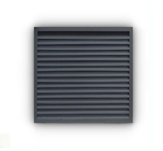 Reja de ventilacion o cerramiento  con lamas z