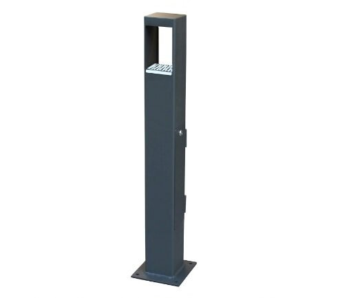 Cendrier d'extérieur K120 haute résistance, grande capacité, fermeture à clé