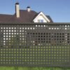 Clôture brise-vue en tôle perforée pour rehausse de muret – vue 2