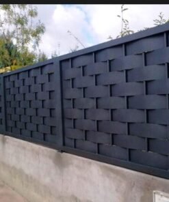 Vallado cubre muros de chapa trenzada a medida