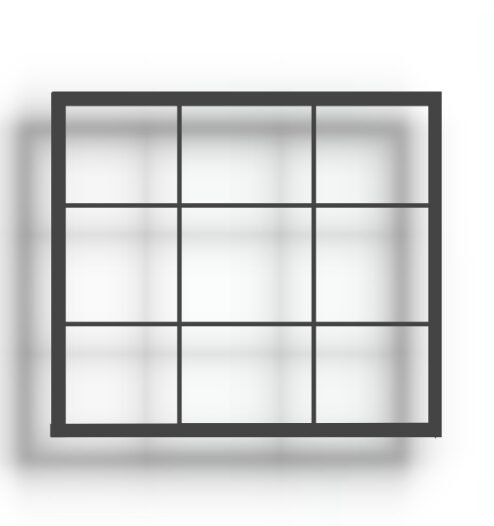 Grille de défense en acier Design 6 sur mesure