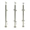 Poteau de garde-corps inox pour verre