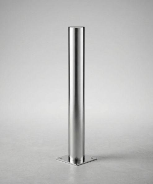 Borne fixe en inox sur platine