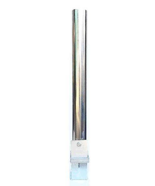 Borne amovible en acier inoxydable