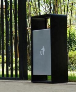 Papelera Urbana de acero modelo Lexa