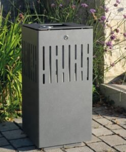 Papelera Urbana de acero Square