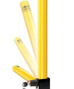 Pilona abatible  Guarda Aparcamiento Cerradura seguridad integrada modelo mpole