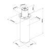 Borne automatique Mole, kit complet – vue 2