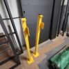 Poteau de réception pour barrière pivotante de parking