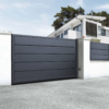 Portail battant de garage ou de parking Bandex en tôle, sur mesure