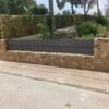 Clôture résidentielle Bandex en tôle – sur une villa