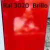 Thermolaquage RAL 3020 rouge brillant