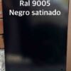Thermolaquage RAL 9005 noir satiné