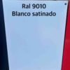 Thermolaquage RAL 9010 blanc satiné