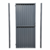 Portillon en acier CHP à lames verticales sur mesure – vue 10