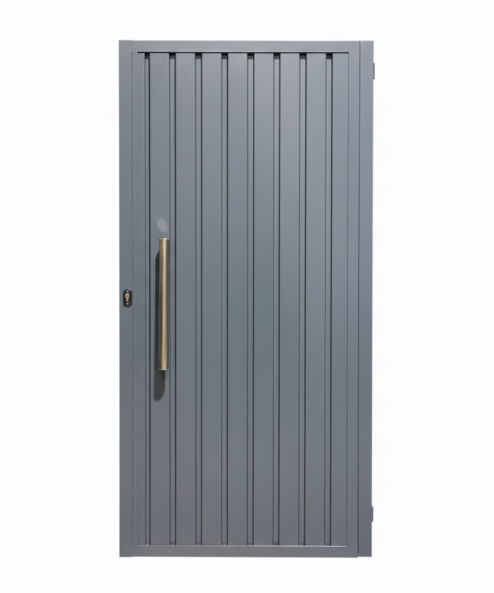 Portillon en acier CHP à lames verticales sur mesure