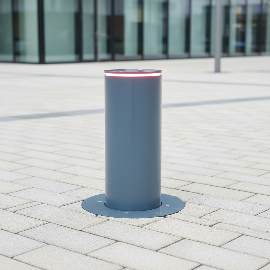 Borne automatique Impact 220 – Ø 220 mm, H 500 mm, couleur au choix – vue 2 Borne automatique Impact 220 – Ø 220 mm, H 500 mm, couleur au choix – vue 2