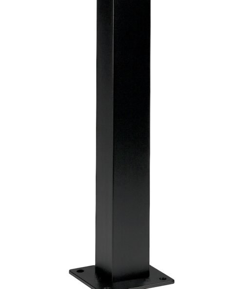 Borne carrée en acier 100 × 100 mm thermolaquée – robuste et personnalisable