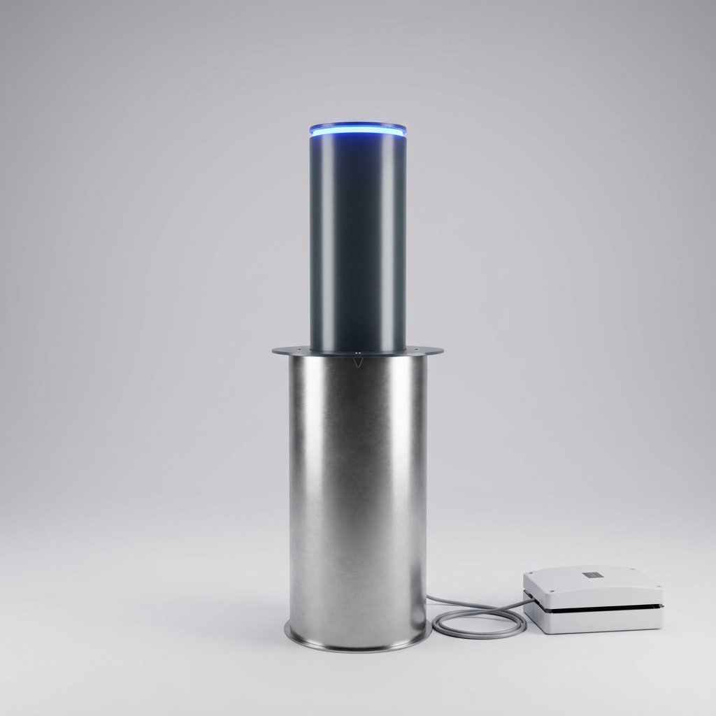 Borne automatique Impact 220 – Ø 220 mm, H 500 mm, couleur au choix Borne automatique Impact 220 – Ø 220 mm, H 500 mm, couleur au choix