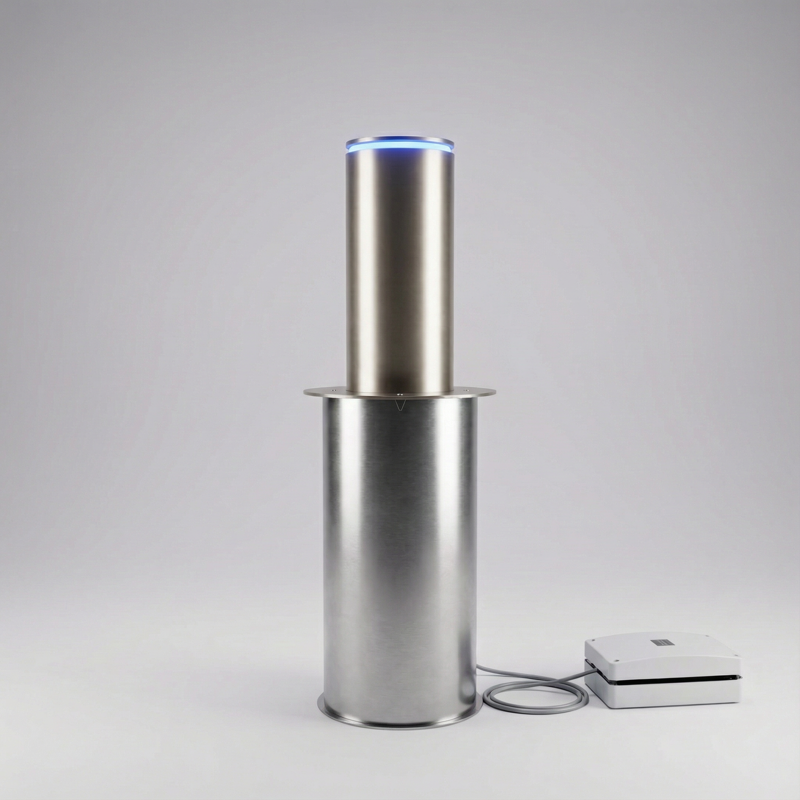 Borne automatique Impact inox – Ø 220 mm, H 500 mm Borne automatique Impact inox – Ø 220 mm, H 500 mm