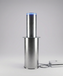 Borne automatique Impact galvanisée Ø220 mm H500 mm