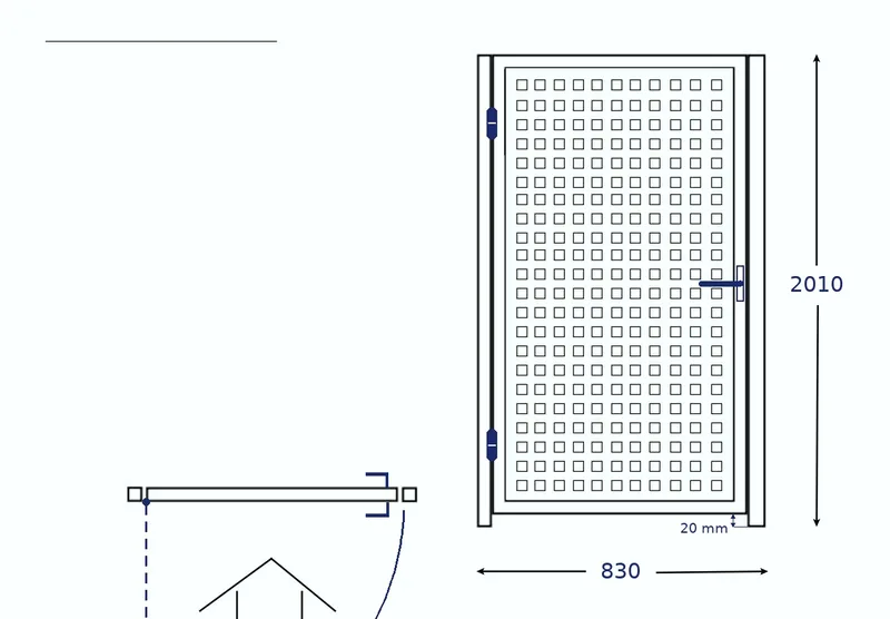 Plan de validation d'un portail avant fabrication