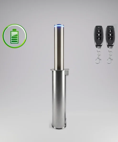 Borne automatique Bristol sur batterie Ø 114 mm inox